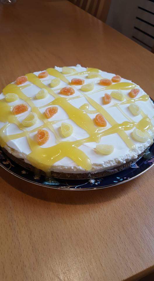 Delicious home made cheesecake