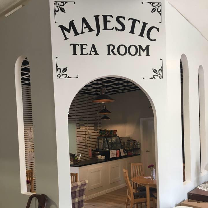 The Majestic Tea Room in Flemings Furniture and Antique Centre