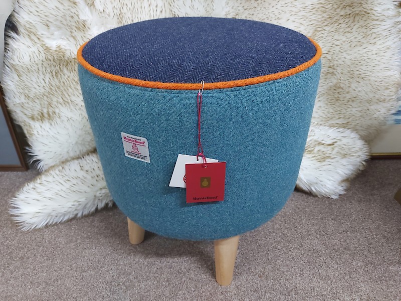 Harris Tweed stool