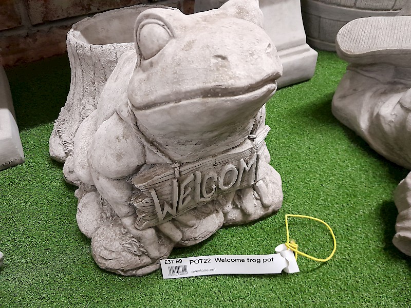 Frog planter