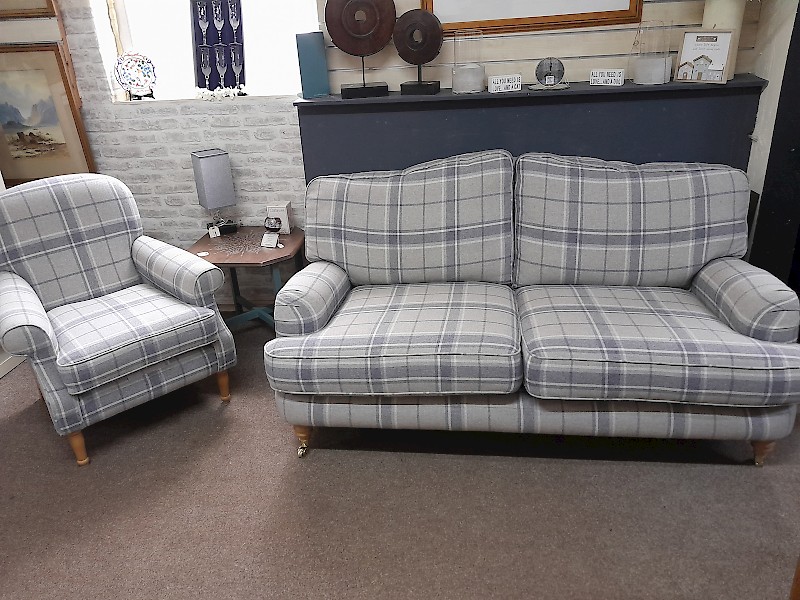 Laura Ashley sofa and chair
