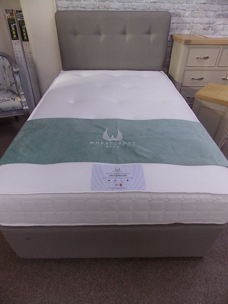 Wheatcroft 4 Way Stretch Orthopaedic 4 Drawer Divan Bed and Mattress Set