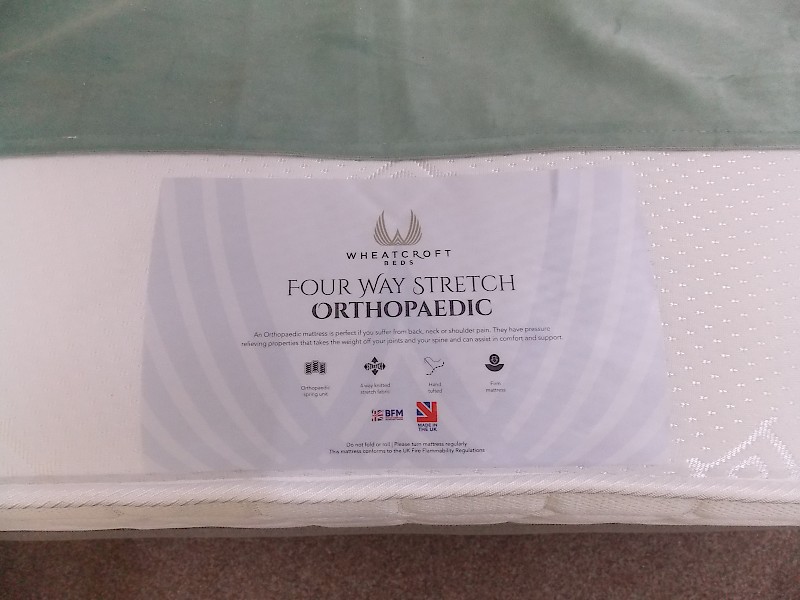 Wheatcroft 4 Way Stretch Orthopaedic 4 Drawer Divan Bed and Mattress Set