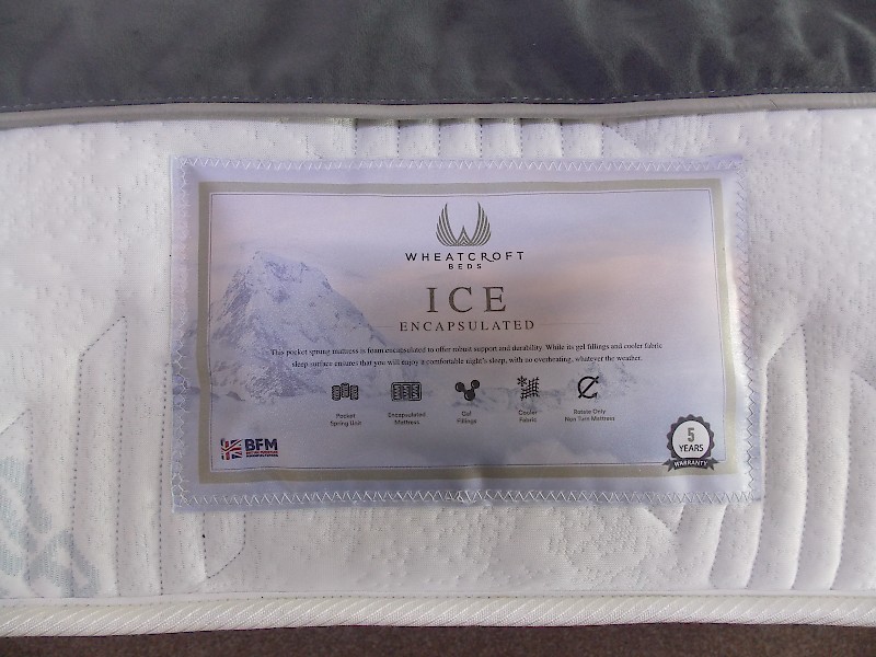 Wheatcroft Ice Double Mattress and Base Divan Set