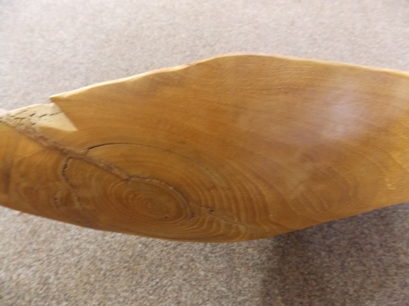 Rustic Decorative Long Wooden Bowl Ideal For Display, Storage, etc