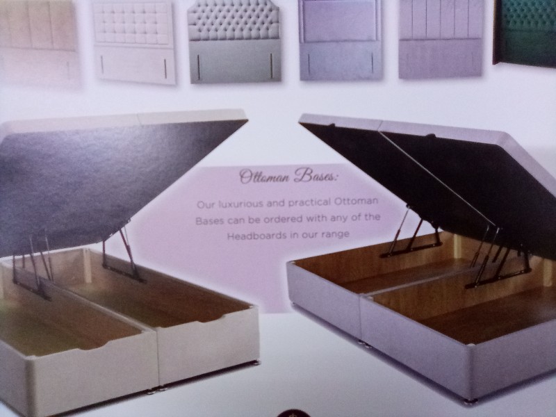 The Coral Luxury Bed Frame and Headboard