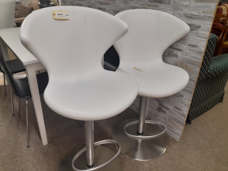 White bar chairs
