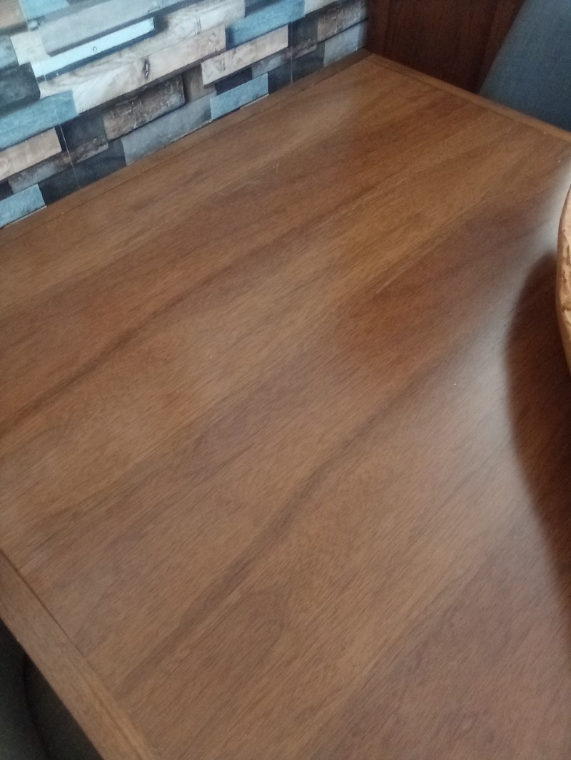 Bentley Dark Oak Dining Table with Four Fabric Chairs