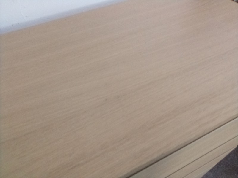 Malm 4 Drawer Bedroom Chest in White Stained Oak Finish
