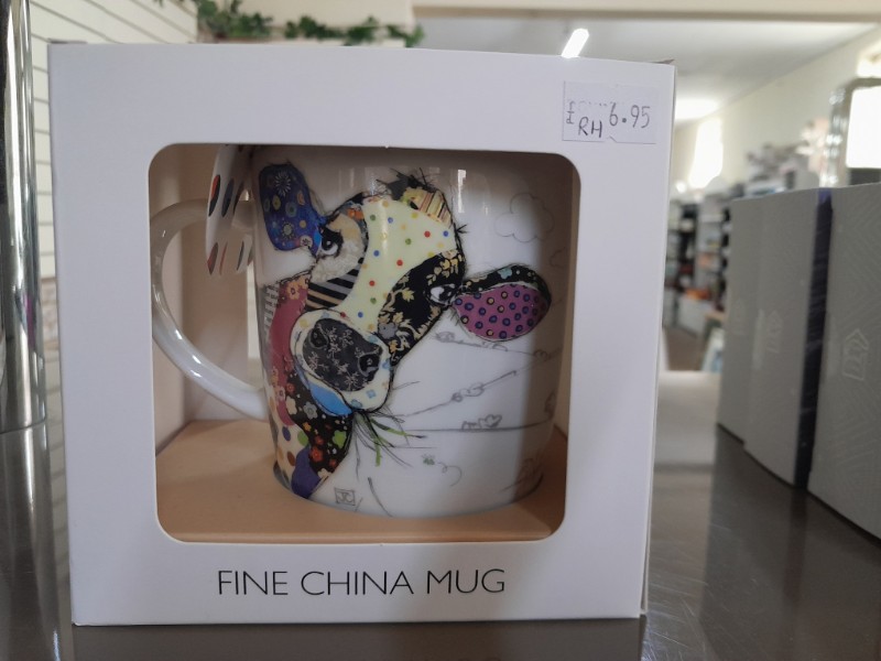 Mug with cow design