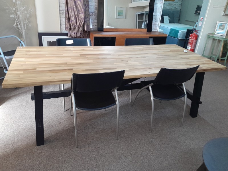 Large wooden table
